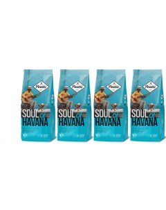 Кофе молотый Soul of Havana с нотками какао и ореха 200 г х 4 шт Poetti