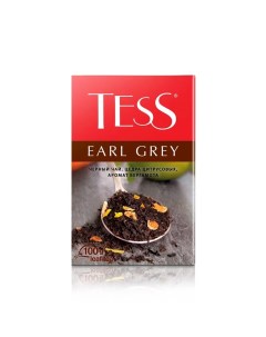 Чай чёрный Earl Grey листовой 100 г Tess