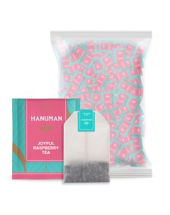 Травяной чай каркаде Joyful Raspberry с гибискусом 500 пакетиков Hanuman