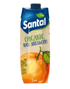 Сок Organic Апельсин 1 л Santal