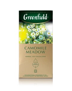 Напиток чайный Camomile Meadow 25 пакетиков Greenfield