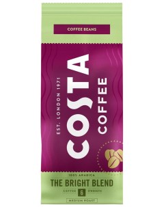 Кофе в зернах Bright blend 200г Costa