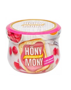 Крем мед с малиной и розмарином 250 г Hony mony
