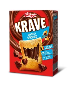 Сухой завтрак Kellogg s Krave Подушечки c нежной шоколадно молочной начинкой 220 г Kellogg's