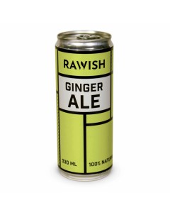 Газированный напиток Ginger Ale 0 33 л Rawish