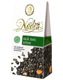 Чай Бейлис Крем зеленый с добавками 50 г Nadin