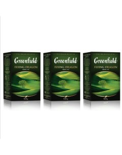 Чай зеленый Flying Dragon 3 шт по 100 г Greenfield