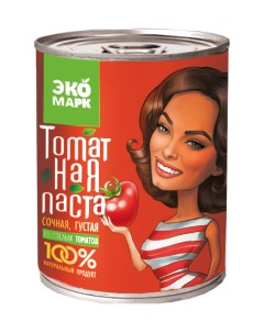Паста томатная 380 г Экомарк