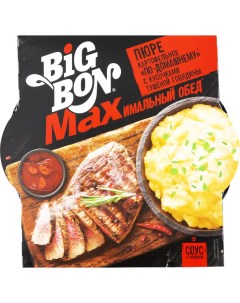 Пюре картофельное Big Bon Max по домашнему с говядиной 110г Bigbon