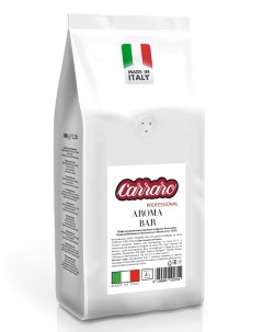 Кофе натуральный Aroma bar зерновой жареный 1 кг Carraro