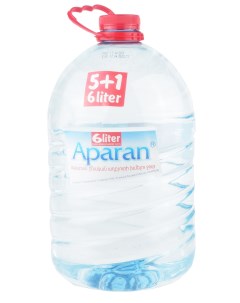 Вода родниковая негазированная 6 л 2 шт Апаран