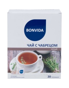 Чай черный с чабрецом 5 г х 20 шт Bonvida