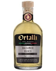 Уксус Ortalli Винный бальзамический из белого вина 250мл Ortalli s.p.a.