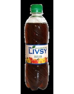 Холодный чай Dr Livsy черный Персик 0 5 л Dr. livsy