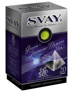 Чай зеленый romantic jasmine 20 пакетиков Svay