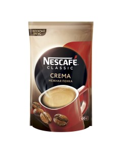 Кофе Classic Crema 100 натуральный растворимый порошкообразный кофе 120 г Nescafe