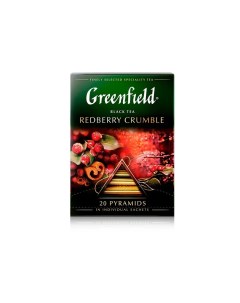 Чай чёрный Redberry Crumble 20 пакетиков Greenfield