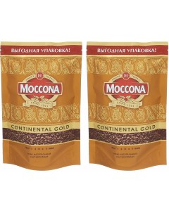 Кофе растворимый Континентал Голд 140 г м у 2 штуки Moccona