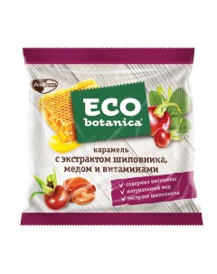 Карамель с экстрактом шиповника медом и витаминами 150 г Eco botanica
