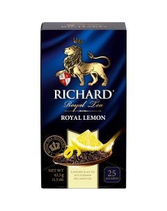 Чай черный Royal Lemon ароматизированный 25 сашет Richard