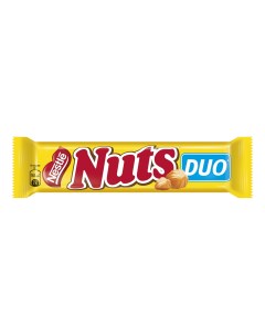 Шоколадный батончик Duo 66 г Nuts