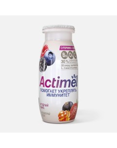 Напиток кисломолочный ягодный микс 1 5 95 г Actimel