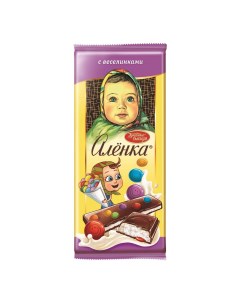 Шоколад молочный с веселинками 87 г Аленка