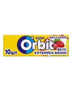 Жевательная резинка клубника банан 13 6 г Orbit