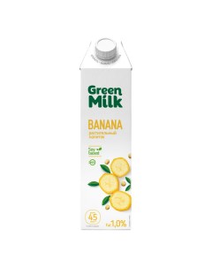 Напиток соевый банан 1 л Green milk