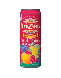 Напиток Fruit Punch 0 34л Упаковка 30 шт Arizona