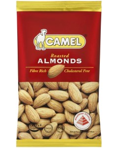 Миндаль натуральный печеный roasted almond 40 г Camel