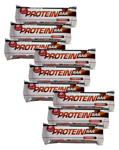 Протеиновый батончик Protein bar без сахара Карамель 9х50г Ironman