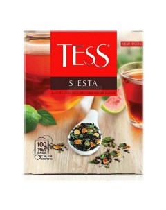 Чай черный Siesta цедра мята гуава лайм 25 пакетиков 37 г Tess