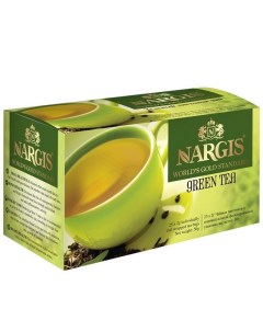 Чай зеленый Green 25 сашетов Nargis