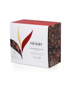 Чай черный индийский завтрак 25 пакетиков Newby