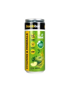 Лимонад без сахара с витаминами яблоко 0 33 л 15 шт Bombbar