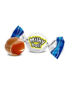 Карамель Milky Ball молочная 2 упаковки по 500 г Kdv