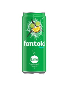 Газированный напиток Lime 0 33 л Fantola