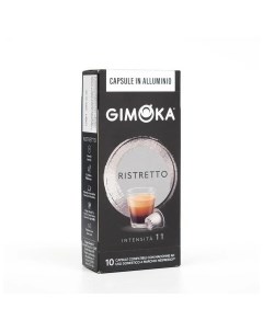 Кофе Ristretto жареный молотый в капсулах 8 г х 10 шт Gimoka