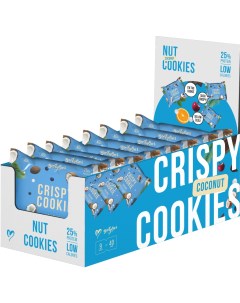 Протеиновое печенье Crispy Cookies 40 г кокос 9 шт Bootybar