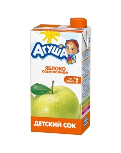 Сок яблоко 0 5 л Агуша
