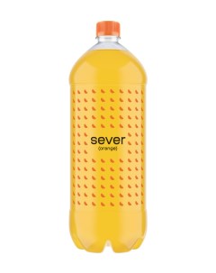 Напиток Sever Orange безалкогольный сильногазированный 2 л
