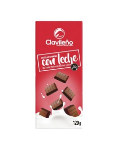 Шоколад Экстра молочный 120 г Clavileno