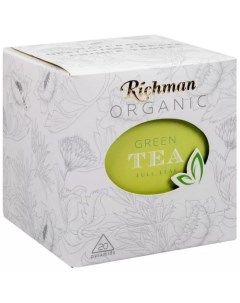 Чай зеленый Green Tea FBOP 20 пак Richman