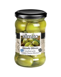 Оливки греческие с сыром 270 г Almito