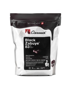 Горький шоколад Carma Black Zabuye 83 какао 1 5 кг Nobrand
