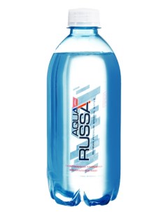 Вода питьевая газированная пластик 0 33 л 12 штук в упаковке Aqua russa