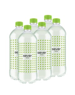 Напиток газированный Sever Lime со вкусом лайма 1 0 л 6 шт