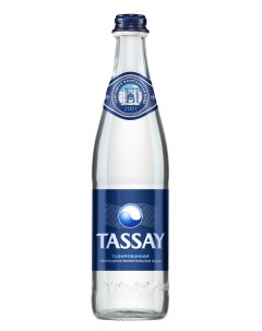 Вода питьевая природная газированная 0 5 л Tassay