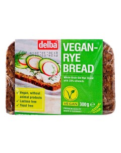 Хлеб Вегетарианский со злаками в нарезке 300 г Delba